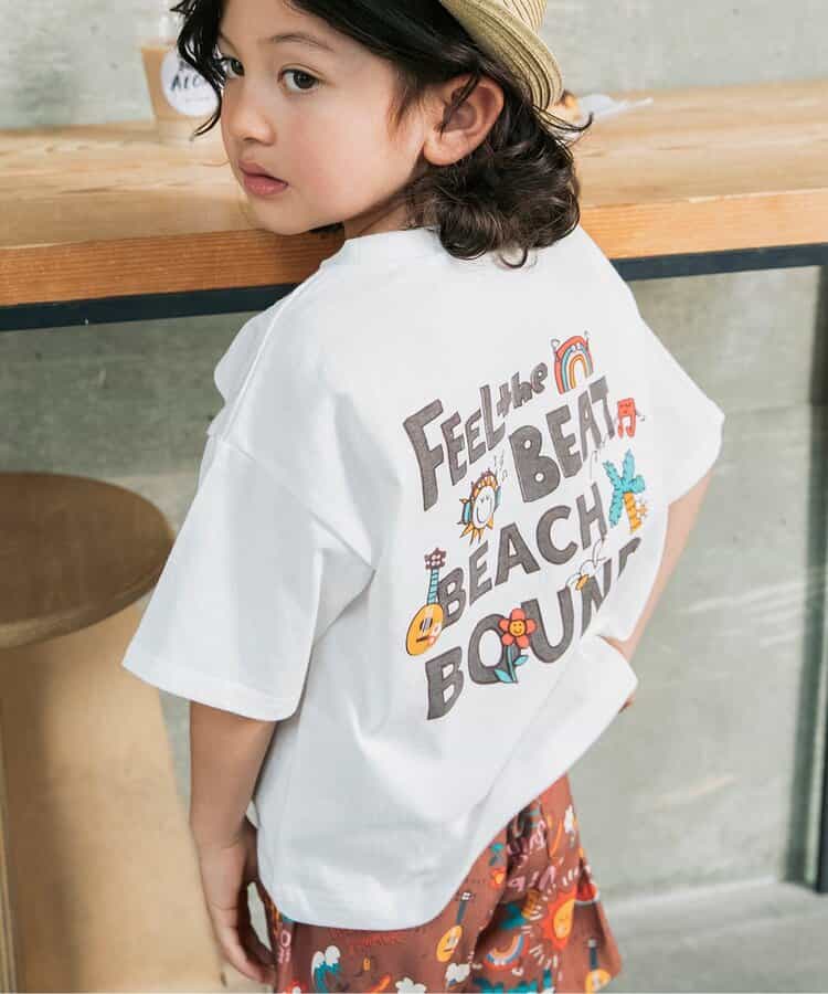 リゾートグラフィックTシャツ