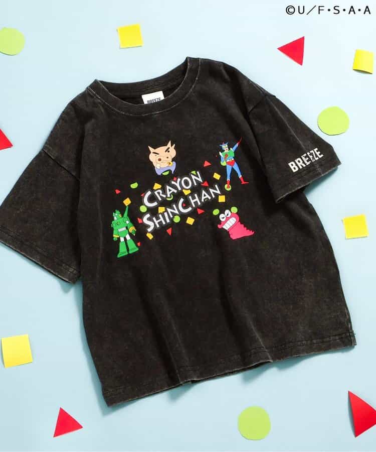 クレヨンしんちゃん 加工グラフィックTシャツ