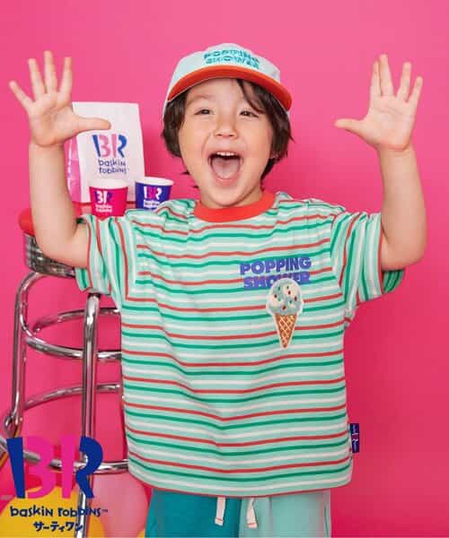 【リンク】サーティワン フレーバーボーダーTシャツ