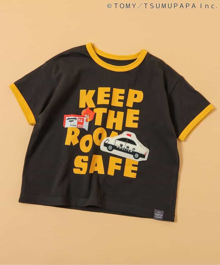 トミカとトム リンガーTシャツ