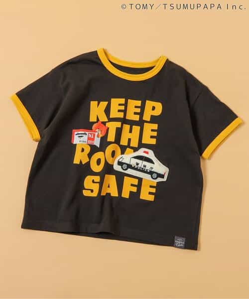 トミカとトム リンガーTシャツ