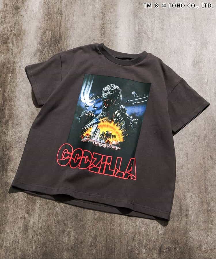 【リンク】WEB限定 ゴジラプリントTシャツ(キッズサイズ)