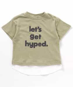★SALE★後ろレイヤードロゴTシャツ