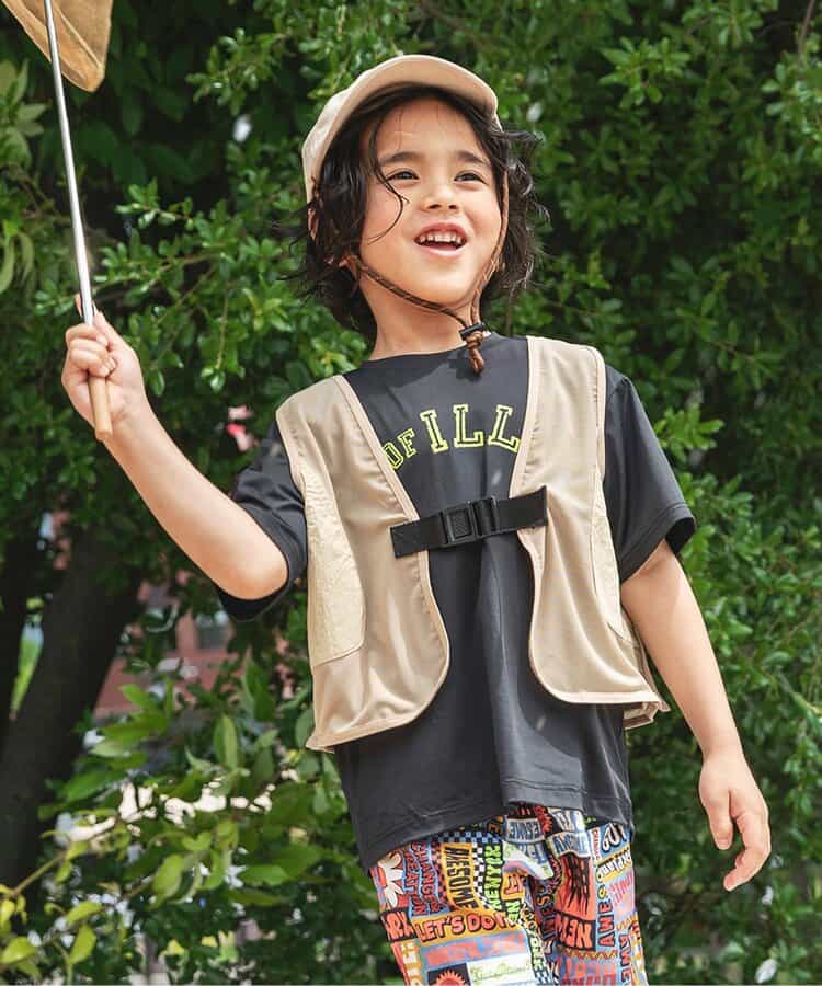 サマーエール 冷っほーい！保冷剤ベスト付きTシャツ  UVカット 接触冷感