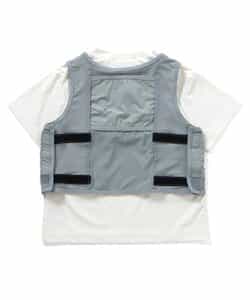 サマーエール 冷っほーい！保冷剤ベスト付きTシャツ  UVカット 接触冷感_845986