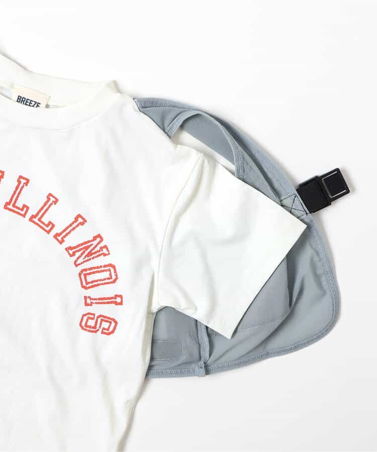 サマーエール 冷っほーい！保冷剤ベスト付きTシャツ  UVカット 接触冷感_845988