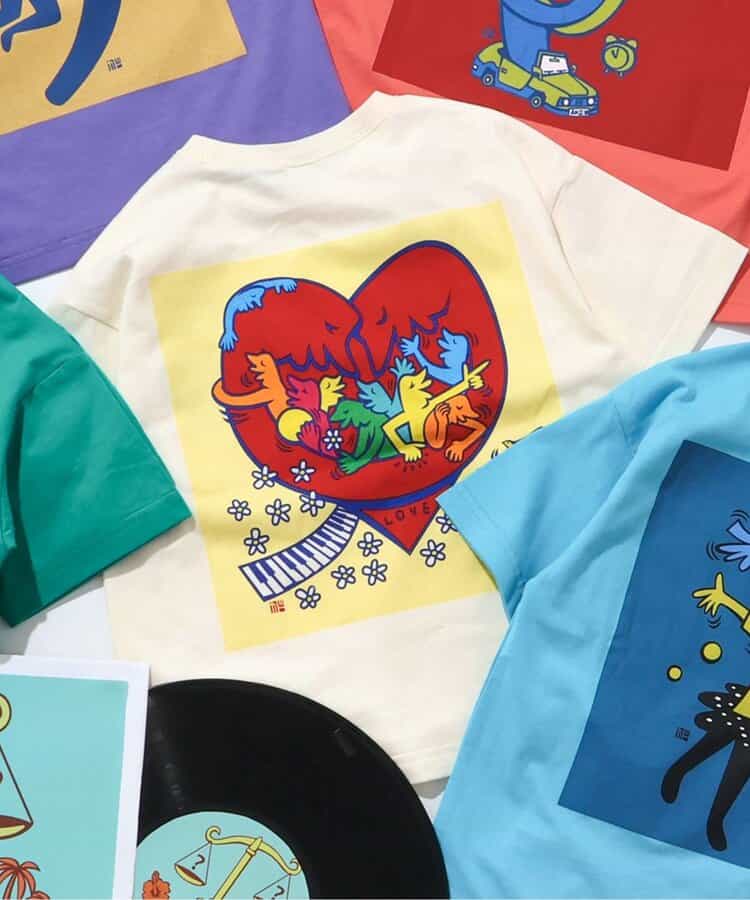 ★SALE★【20周年】HY×BREEZE　レコードイラストTシャツ