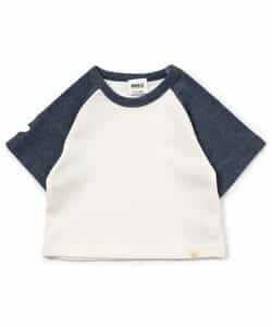 リブラグランTシャツ