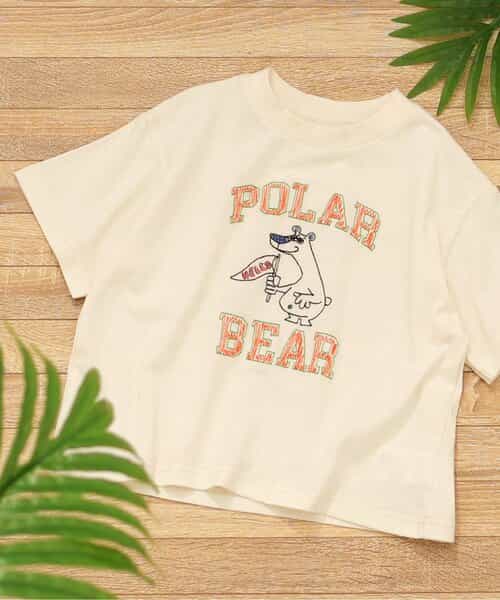 ☆SALE☆アニマルステッチ刺繍Tシャツ（J307695）|BREEZE
