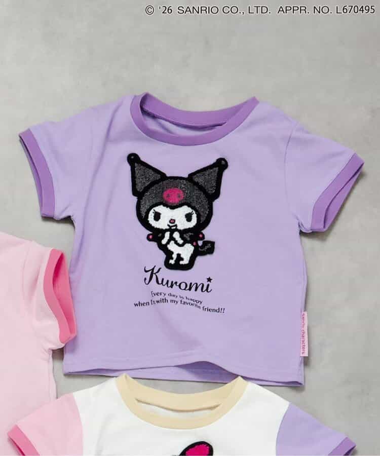サンリオキャラクターズ　サガラワッペンTシャツ