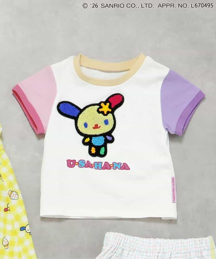 サンリオキャラクターズ　サガラワッペンTシャツ