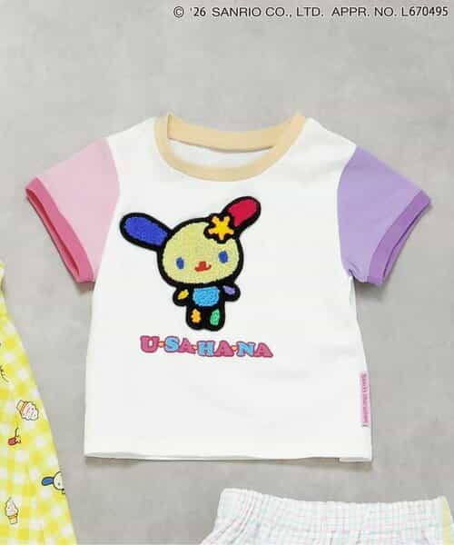 サンリオキャラクターズ　サガラワッペンTシャツ