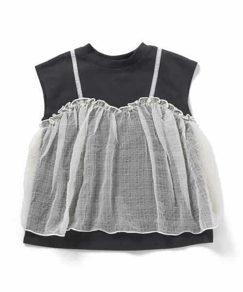 【リンク】チュールフレンチスリーブTシャツ