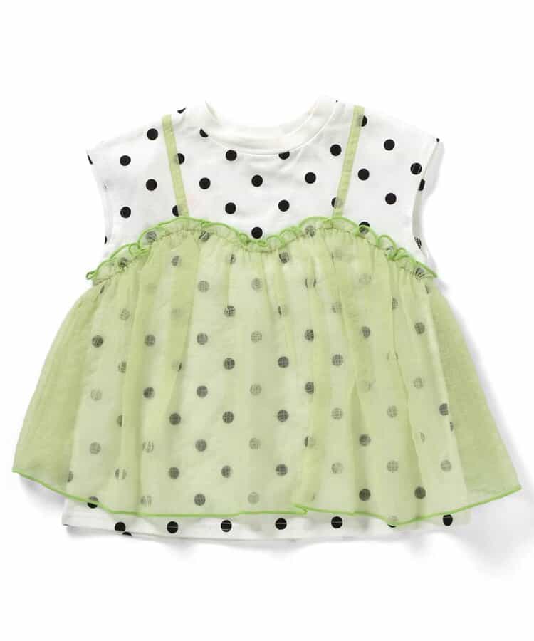 【リンク】チュールフレンチスリーブTシャツ