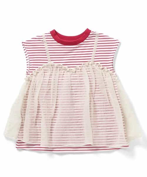 【リンク】チュールフレンチスリーブTシャツ