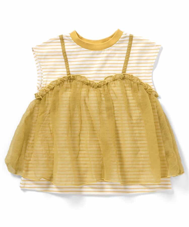 【リンク】チュールフレンチスリーブTシャツ