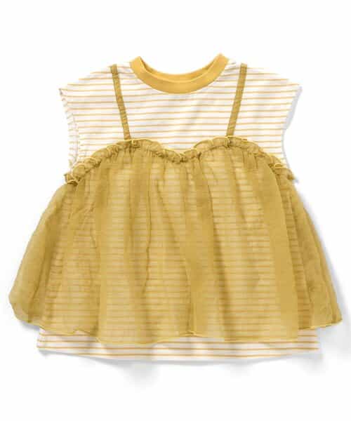 【リンク】チュールフレンチスリーブTシャツ