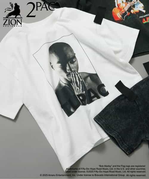 crewre フォトグラフィープリントTシャツ(komorebi)サイズ3 crewre online shop / フォトグラフィープリントTシャツ