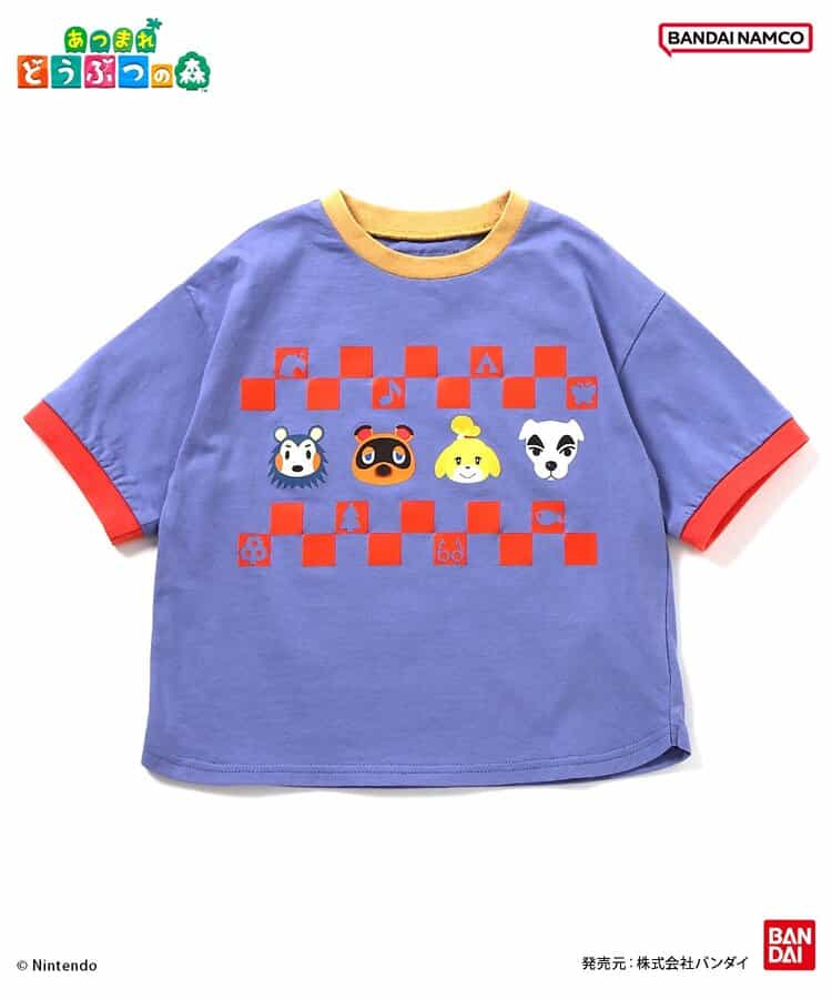 あつまれ どうぶつの森　リンガーTシャツ