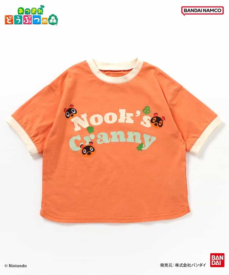 あつまれ どうぶつの森　リンガーTシャツ