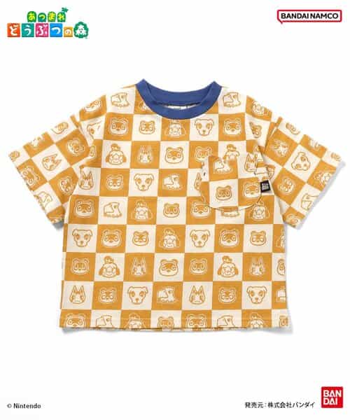 あつまれ どうぶつの森　総柄ポケットTシャツ