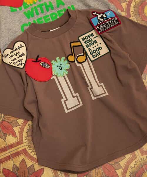 ワッペンいっぱいTシャツ