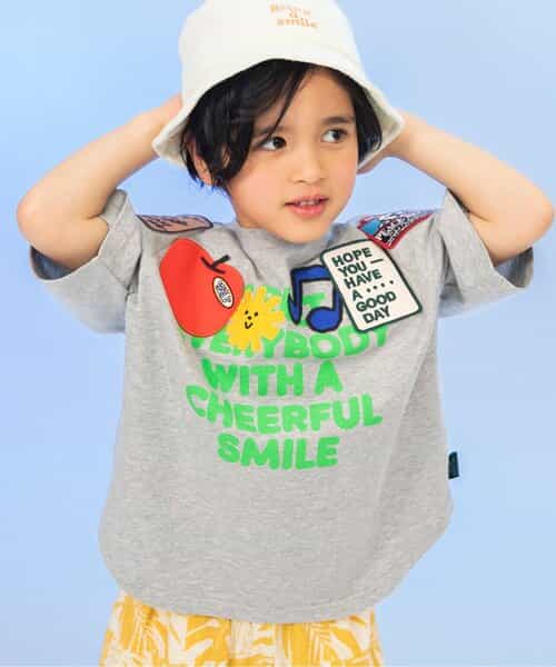 ワッペンいっぱいTシャツ