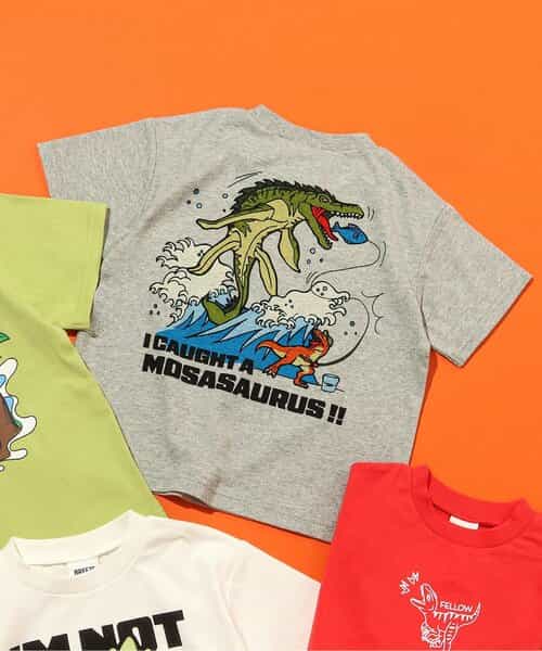 イロイロ恐竜グラフィックTシャツ