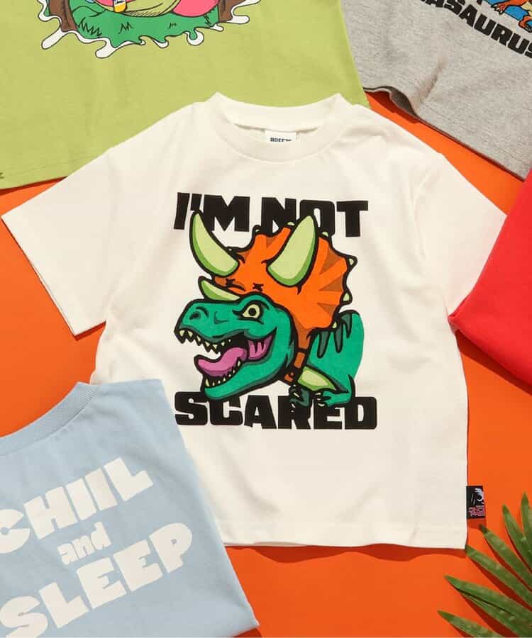 イロイロ恐竜グラフィックTシャツ