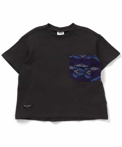 ★SALE★3色３柄布帛ポケットＴシャツ