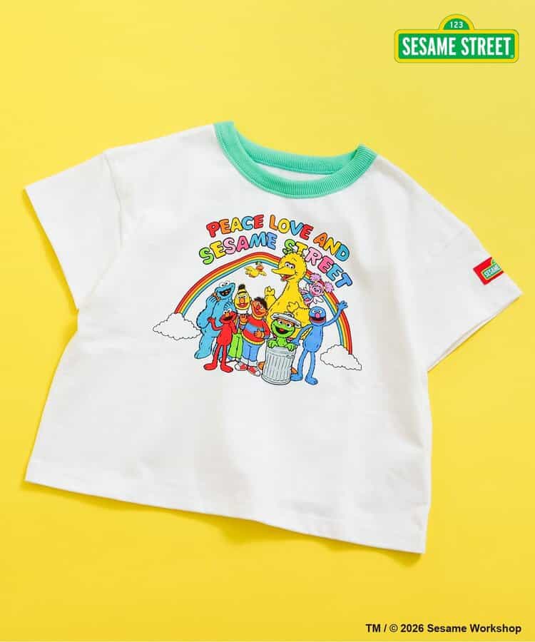 【リンク】SESAME STREET リンガーTシャツ
