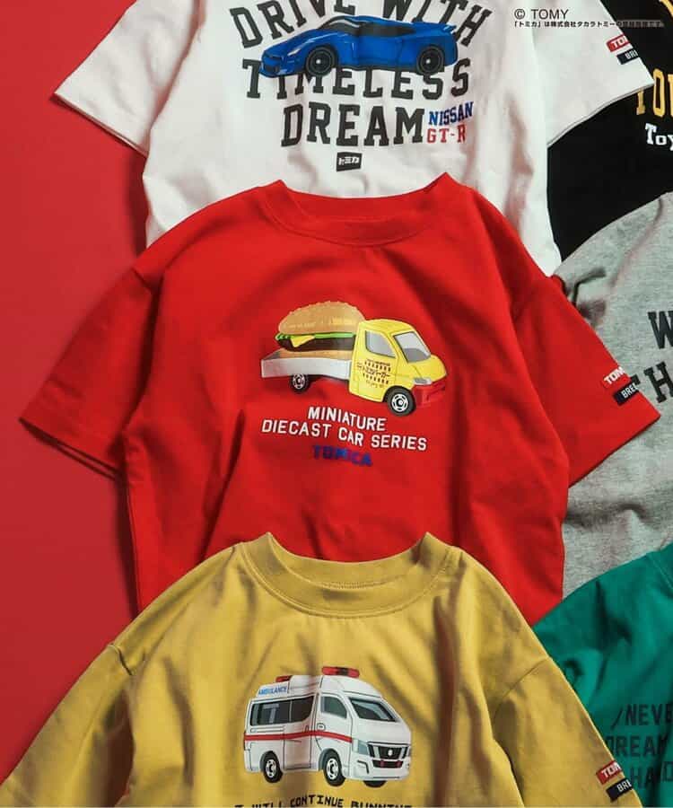 ★SALE★【リンク】TOMICA×BREEZE ナンバリングTシャツ(キッズサイズ)
