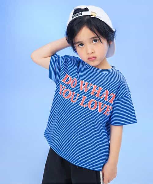 【リンク】ボーダーロゴTシャツ