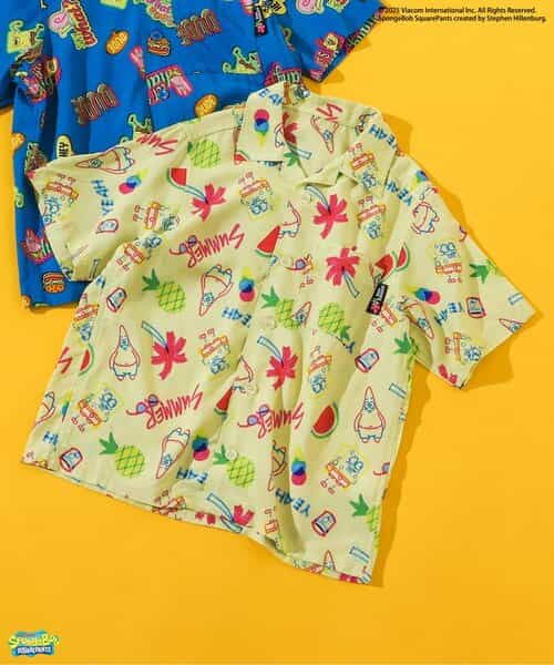 ★SALE★スポンジ・ボブ アロハシャツ