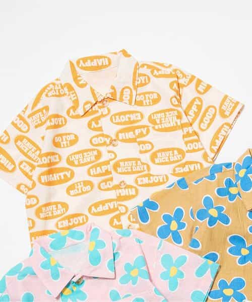 ★SALE★WEB限定  【リンク】POP総柄シャツ