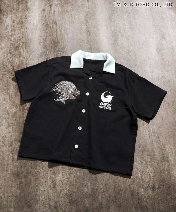 【リンク】WEB限定 ゴジラ刺繍シャツ(キッズサイズ)