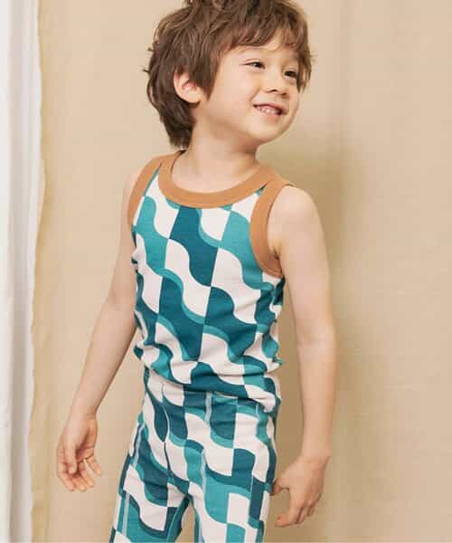 ☆4/23(木)21時～3点10％OFF☆【リンク】イロイロ総柄タンクトップ(セットアップ可)