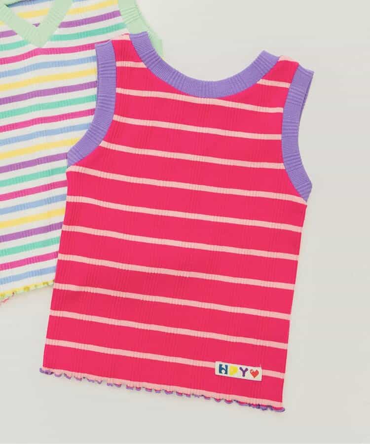 ★SALE★ボーダーリブタンク