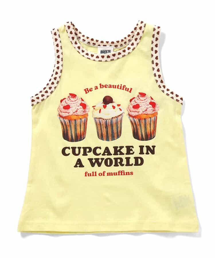 スイーツ柄タンクトップ