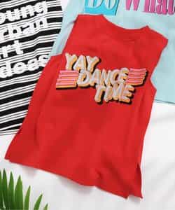 ★SALE★3色3柄ショルダータック タンクトップ