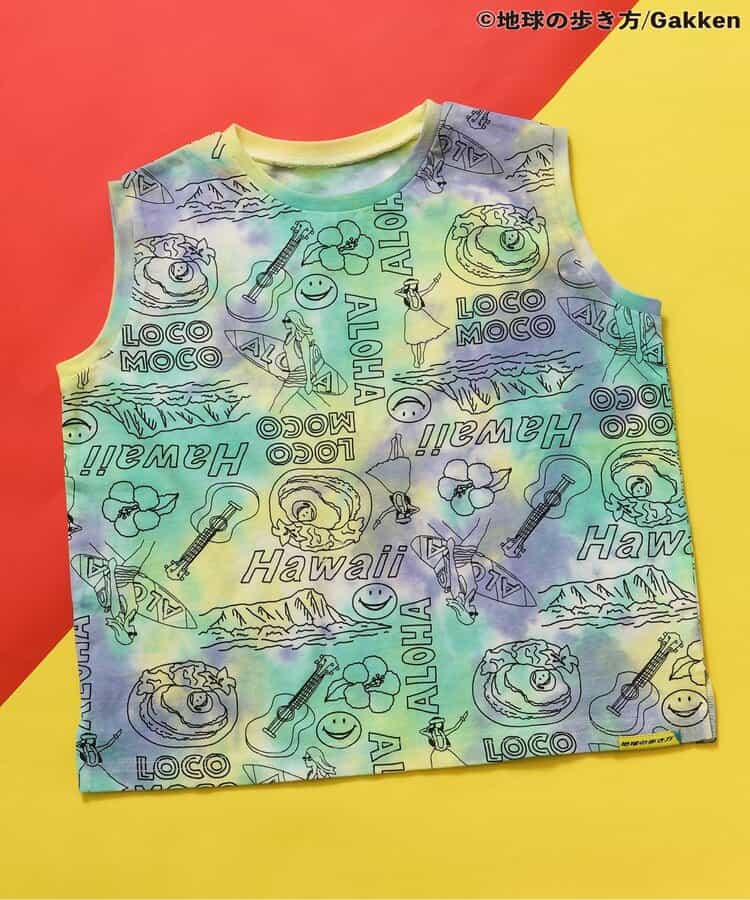 ★SALE★【地球の歩き方コラボ】あこがれ3都市ノースリ総柄Tシャツ