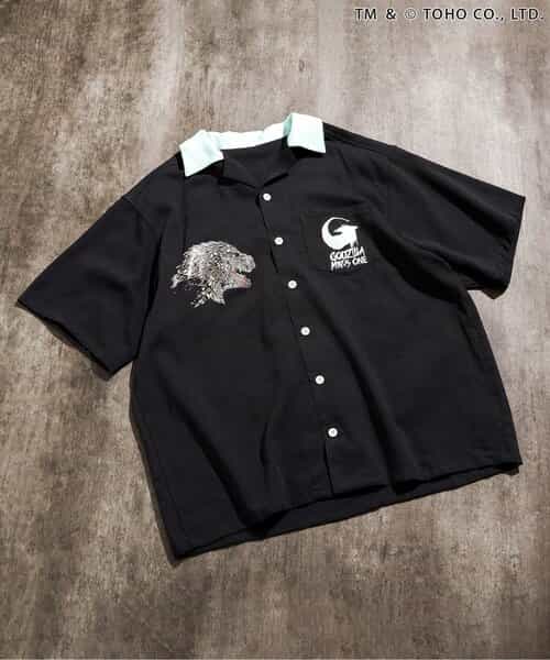 【リンク】WEB限定 ゴジラ刺繍シャツ(大人サイズ)