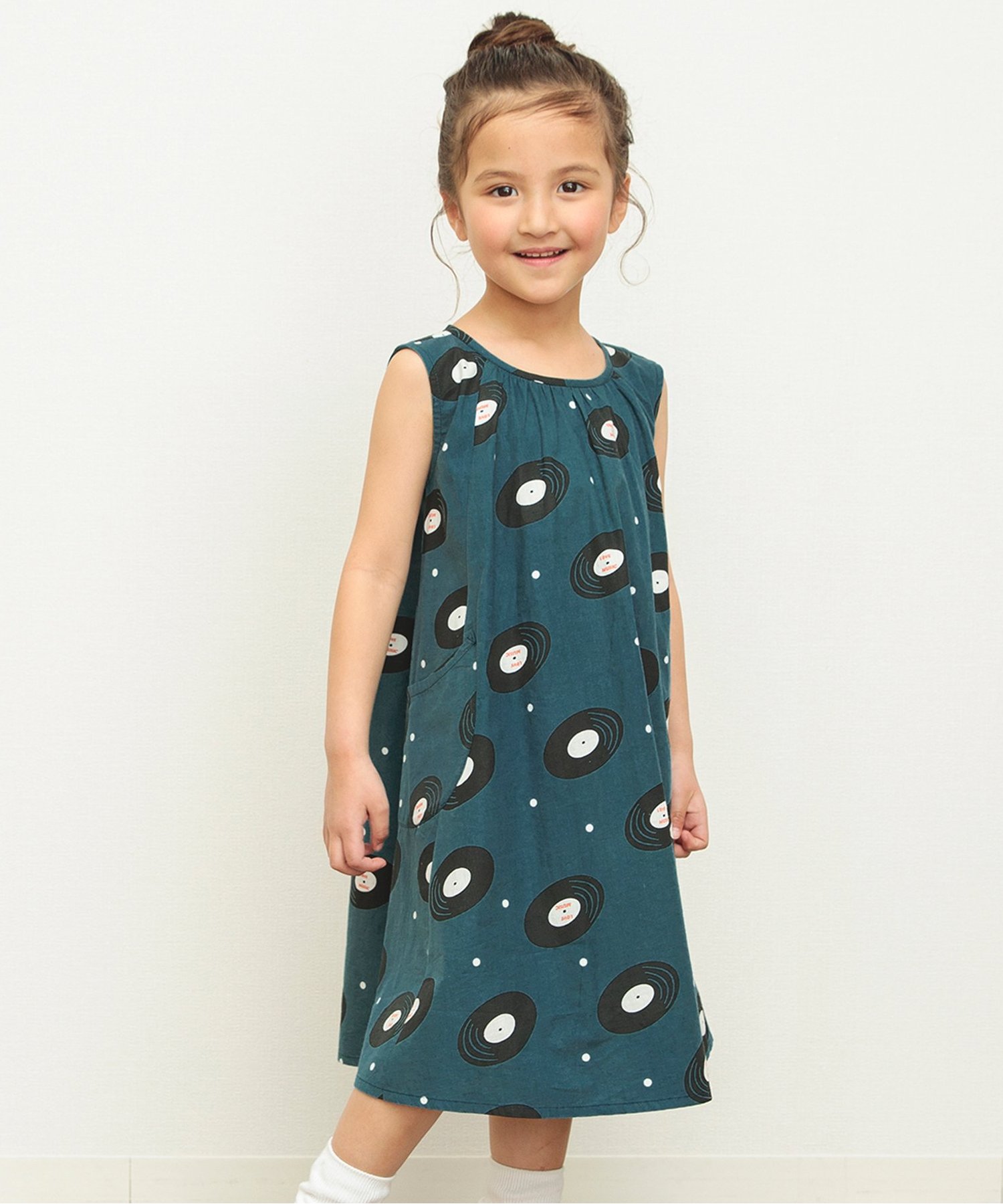 ☆SALE☆【リンク】3色3柄カレッジティアードワンピース（J217065