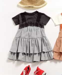 ★SALE★2Pティアードワンピース