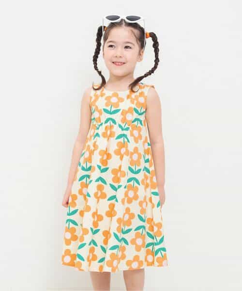 ☆4/23(木)21時～3点10％OFF☆【リンク】ソウガラフレアワンピース