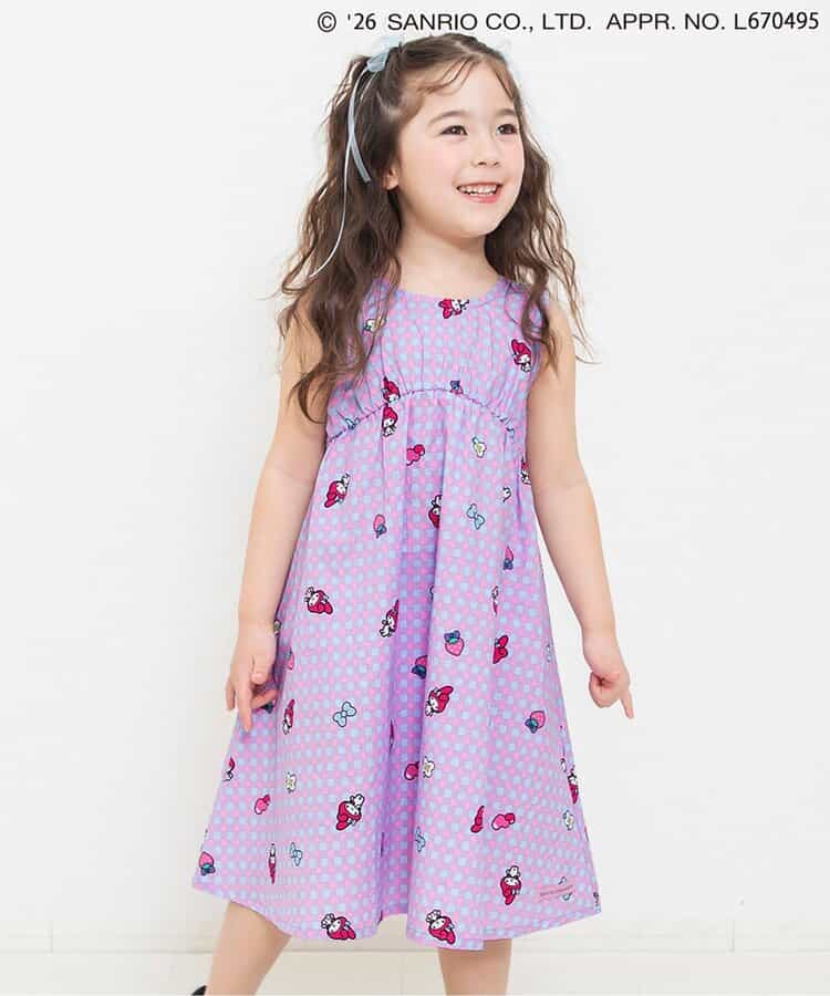 【リンク】サンリオキャラクターズ　総柄ワンピース