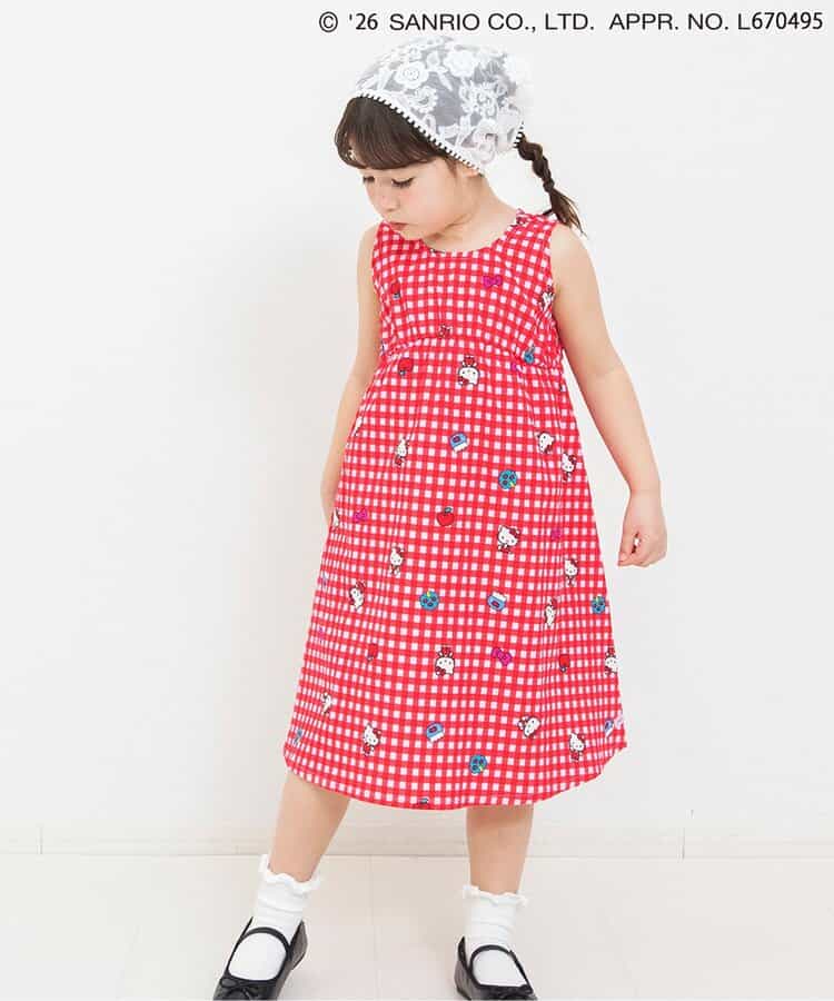 【リンク】サンリオキャラクターズ　総柄ワンピース