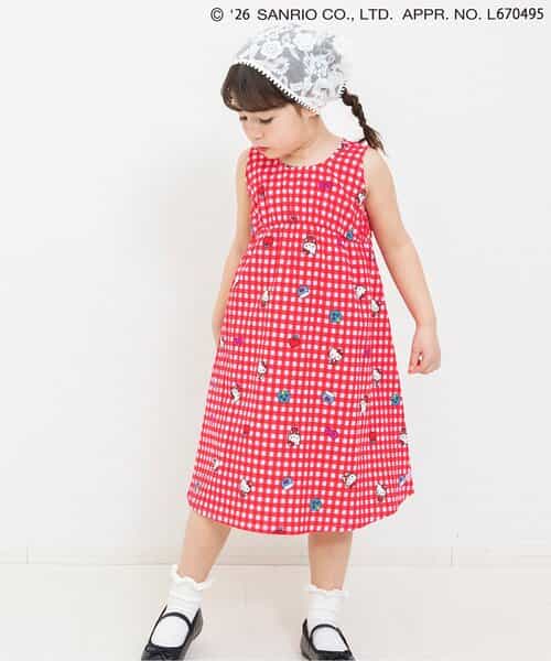 【リンク】サンリオキャラクターズ　総柄ワンピース