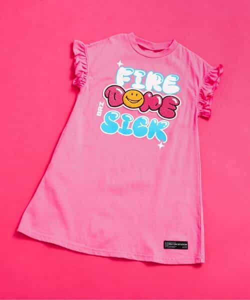 ☆4/28(火)お昼12:59まで3点10％OFF☆【リンク】ネオンサガラワッペンワンピース