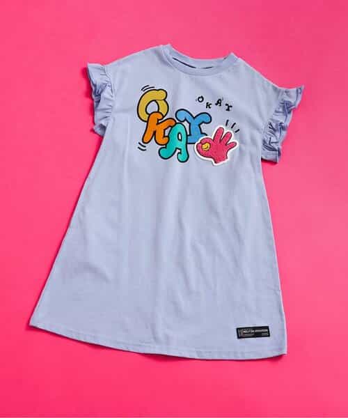 ☆4/28(火)お昼12:59まで3点10％OFF☆【リンク】ネオンサガラワッペンワンピース